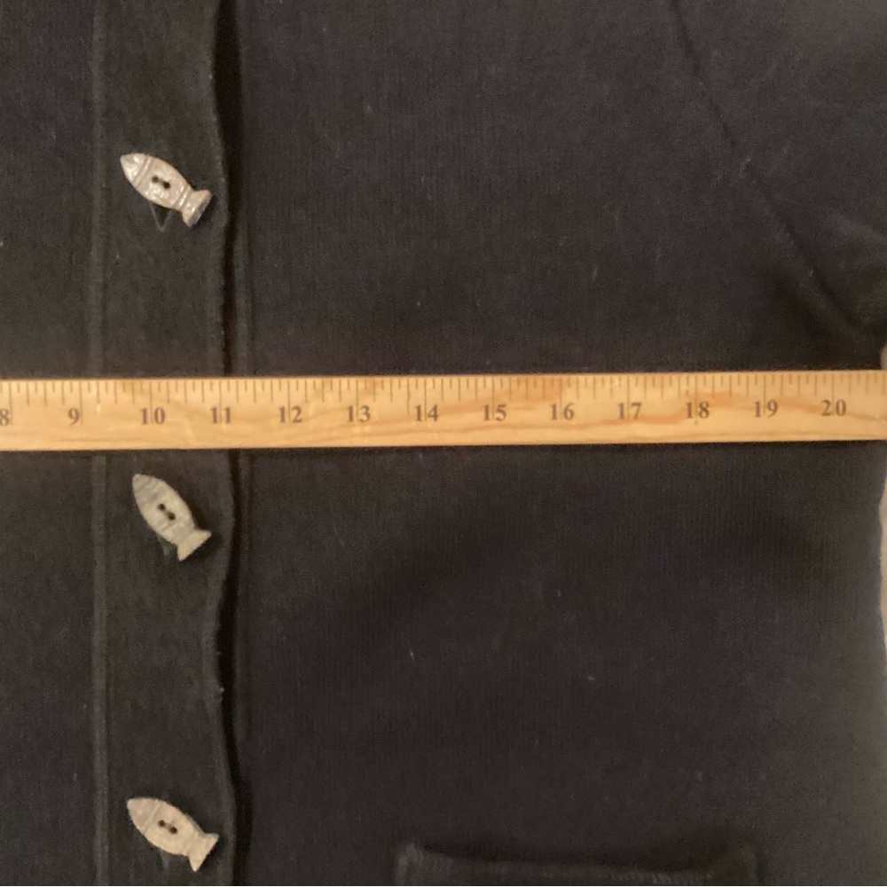 Saint James Classic Navy Sailor’s Cardigan - Picture 3 of 7